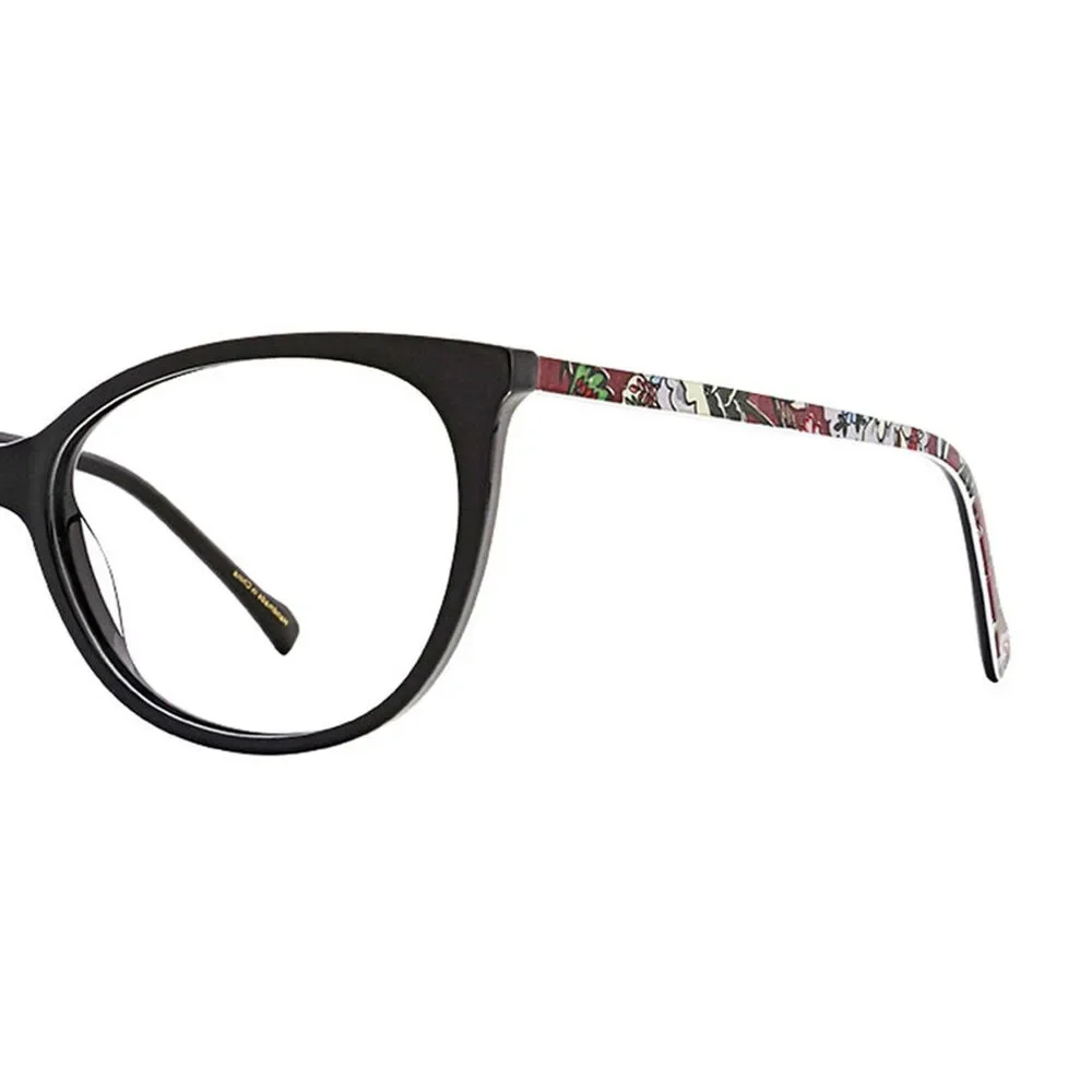 NWT Vera Bradley VB-EMBER-BORDEAUX-BLOOMS 00mm New Eyeglasses